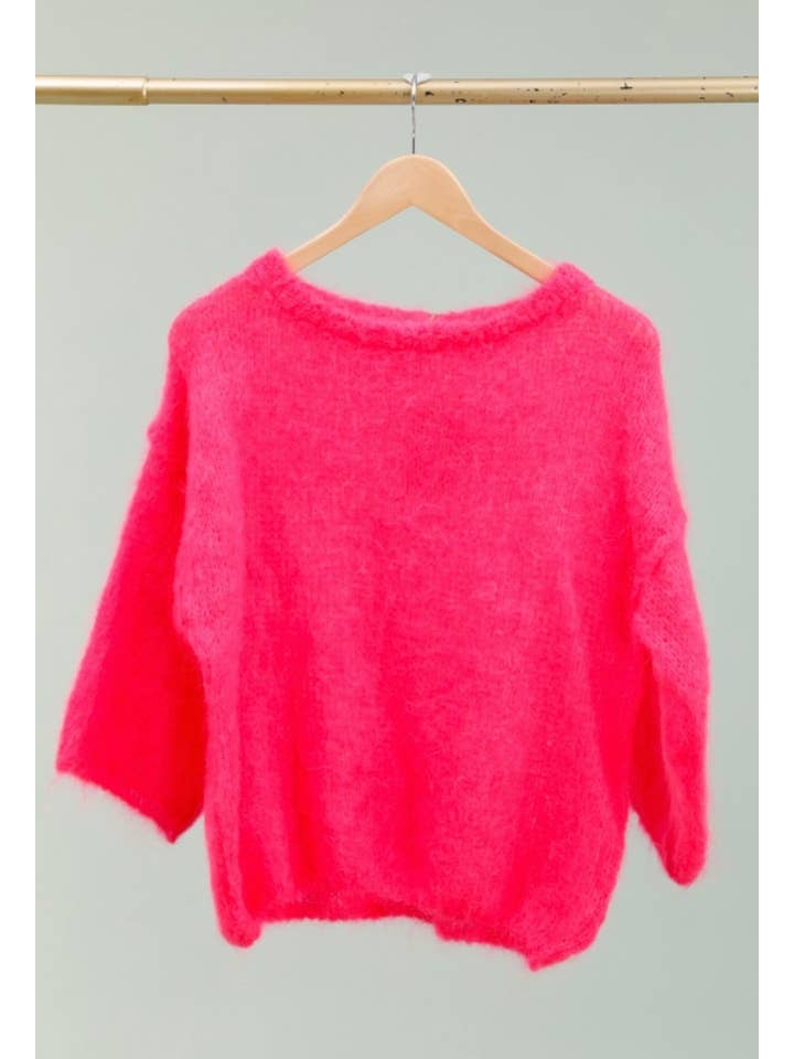 LÉA & LUC - Wholesale Knitted jumper – Women′s - Mohair sweater REF. 215769