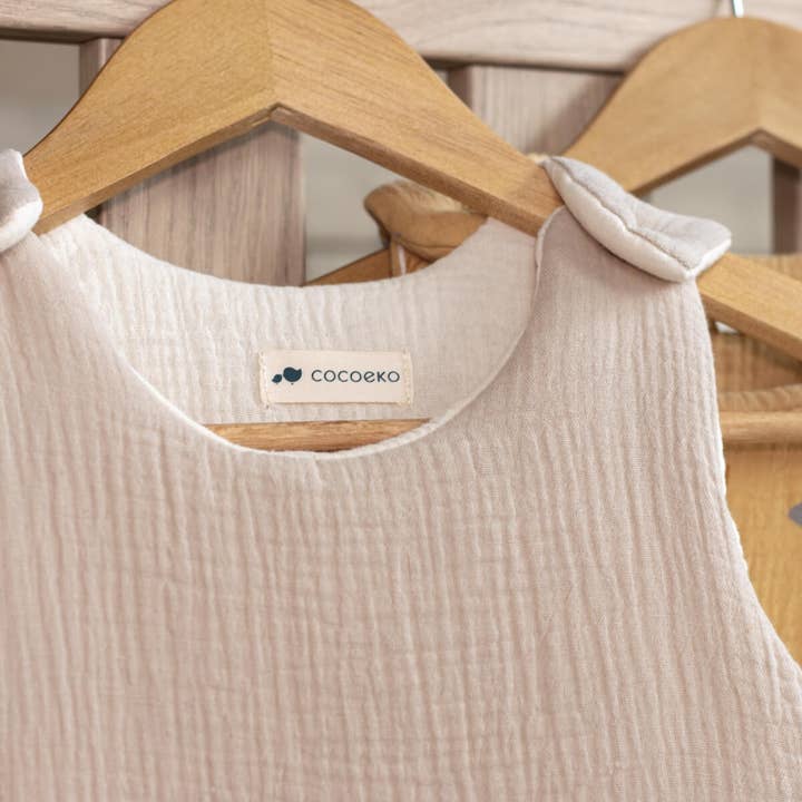 Cocoeko – wholesale Sleeping bag – Baby – Cotton gauze sleeping bag BEIGE TOG 21