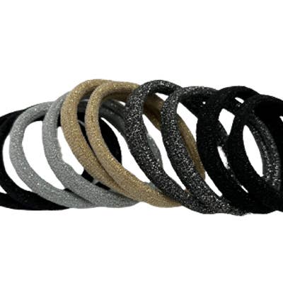 Elástico con purpurina de nailon Sangria, paquete de 10 para venta al por mayor de di Prima