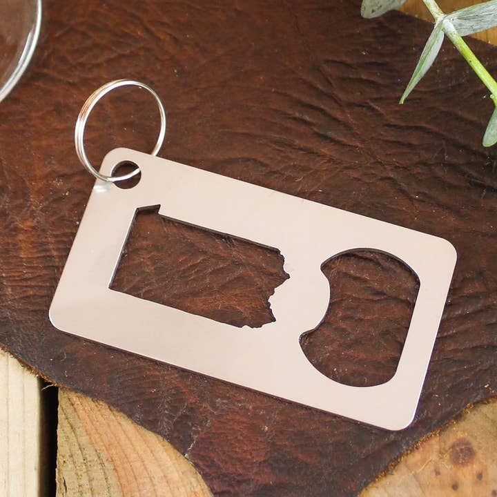 Pennsylvania State Décapsuleur de Bière en Acier Inoxydable Cadeau pour la vente par Iron Maid Art