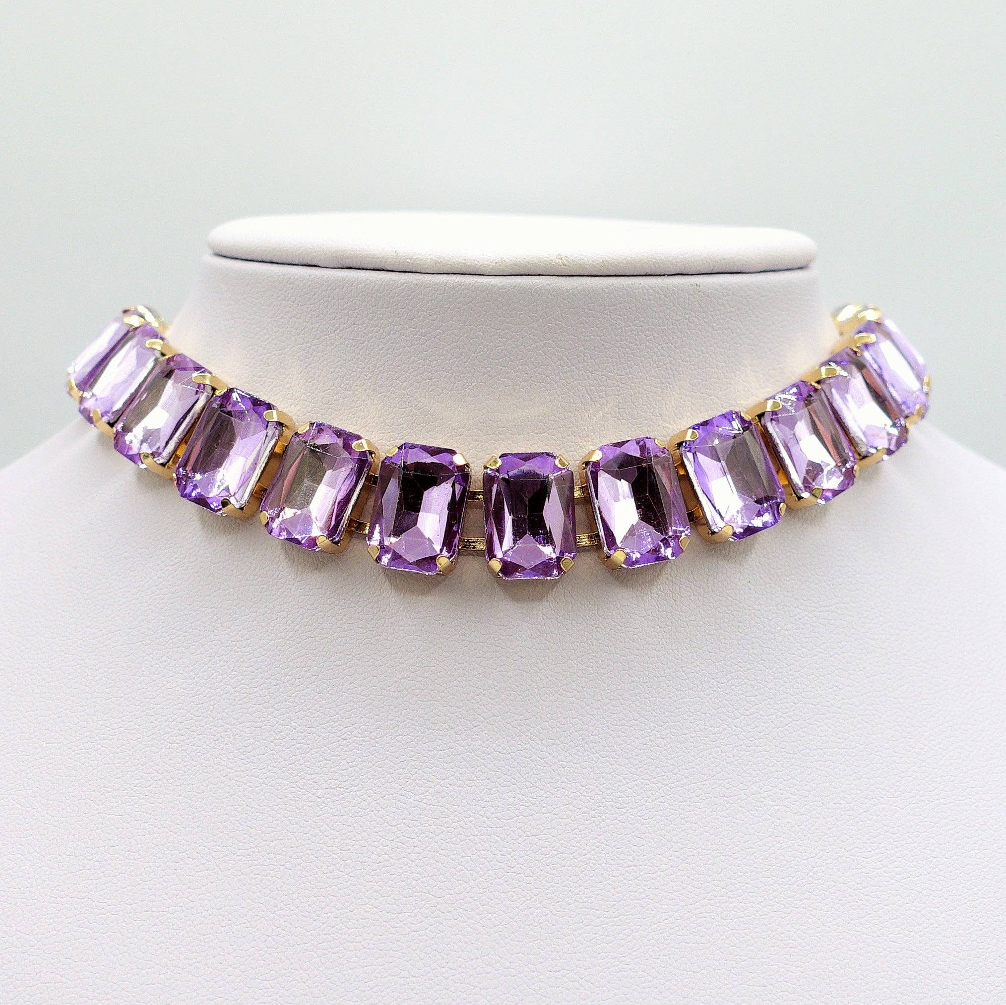 Daemon srls - Wholesale Choker/Collar - MARGOT choker con pietre sfaccettate - LUCE COLLECTION9