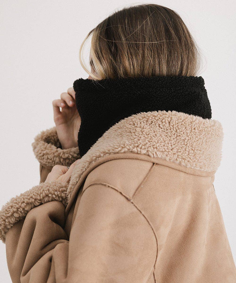 Gigi Pip - Wholesale Neck Gaiter/Snood - Women's - Quinn Sherpa Snood8