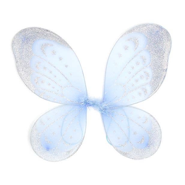 Inca UK - Wholesale Costume - Kids - Assorted Colour Silver Glitter Detail Fairy Wings 47X35cm4