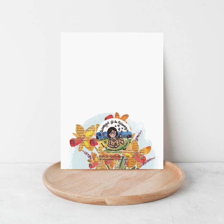 Marydean Draws - Wholesale Thank You Card - "Thanks a bunch!" Thank you Greeting Card1