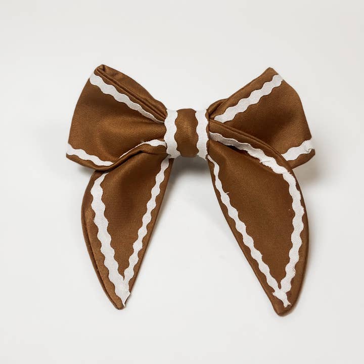 Sailor bow- gingerbread Christmas dog handmade accessory for wholesale by doggish