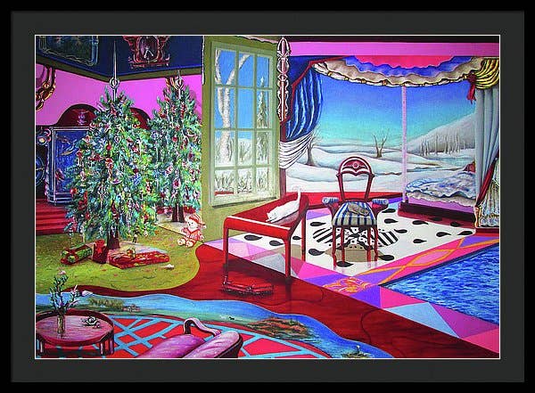 Sharon Tatem Fashion LLC - Wholesale Painting/Drawing - Christmas Painting - Framed Print29