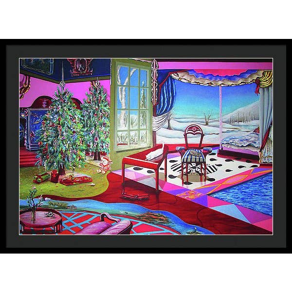 Sharon Tatem Fashion LLC - Wholesale Painting/Drawing - Christmas Painting - Framed Print29