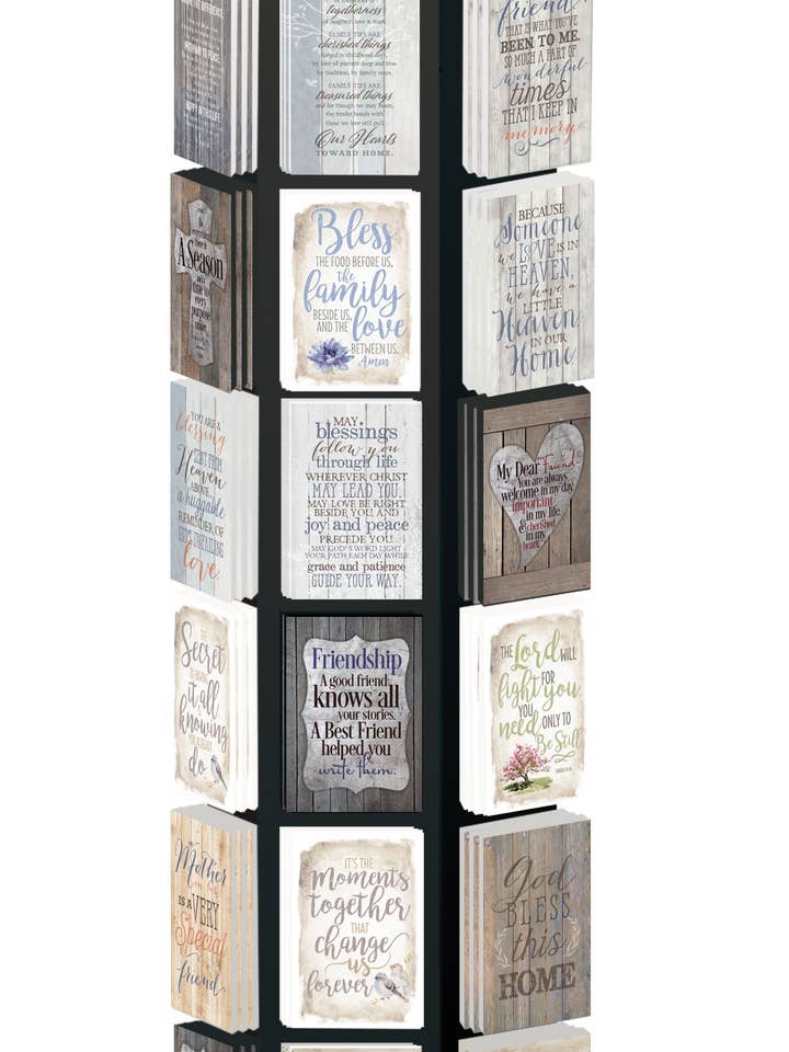 Nero 6 lati - Display Spinner per la vendita all'ingrosso da parte di Dexsa