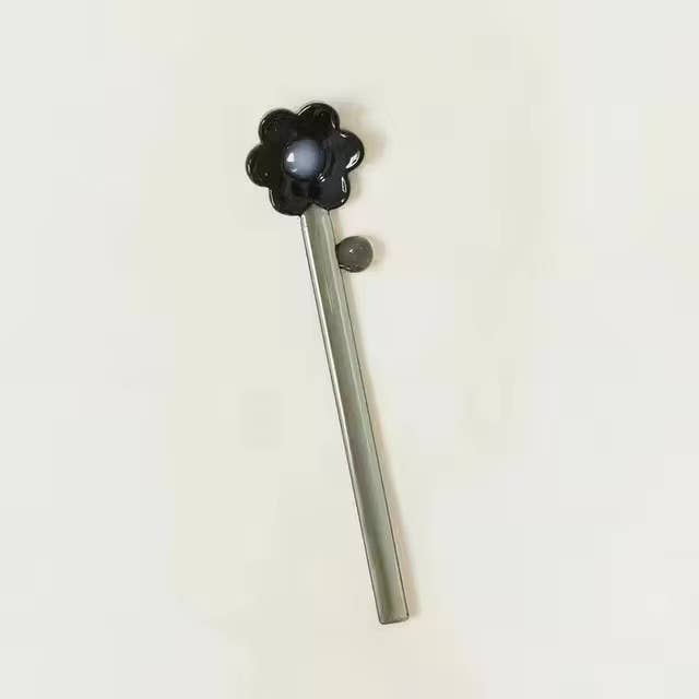 IVORE.GROUP (We cover All Import duty) - Wholesale Drink Stirrer - Flower Shape Glass Stirring Spoon3