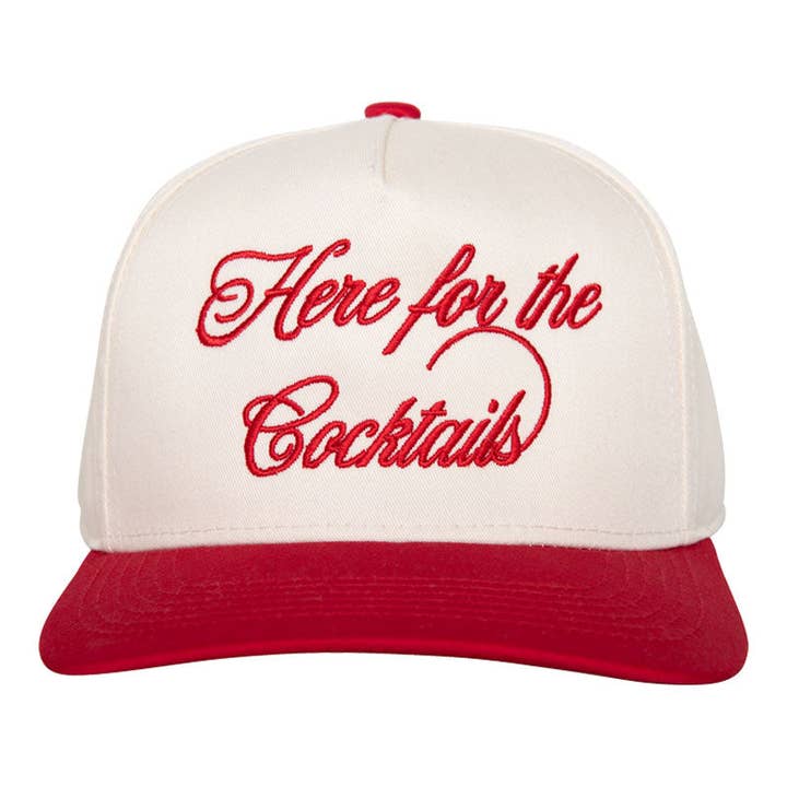 Katydid - Wholesale Trucker hat – Women’s - Here For the Cocktails Two-Toned Vintage Hat3