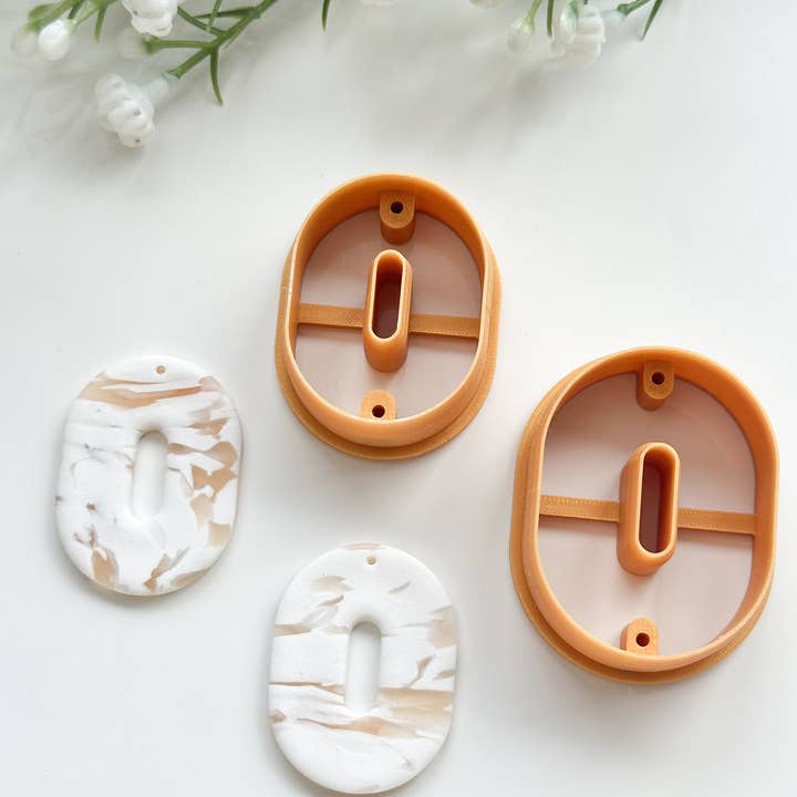 Tera Clay - Wholesale Craft tool - Fat Donut with Drill Guides Polymer Clay Cutters2