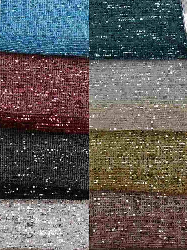 COCKTAIL Sequin Fabric on Mesh Material ,4 -Way Stretch, 52 Inch. In Width, | Home Decor for wholesale by Fabrics Star