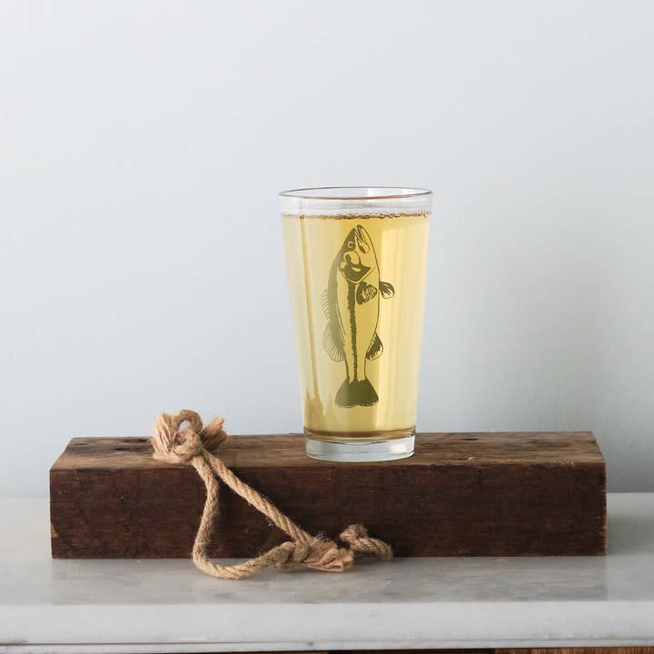 Vital Industries - Wholesale Drinking Glass/Cup - Gone Fishin' Glassware