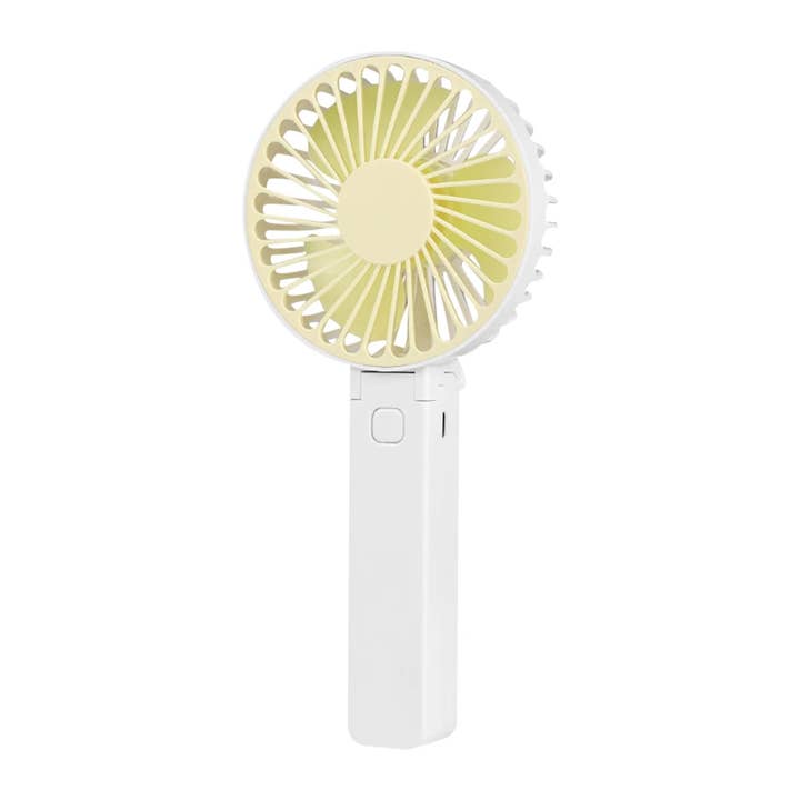 Blue Portable Folding Mini Fan Phone Holder USB Charge for wholesale on Faire4