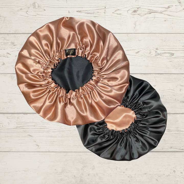 Cuffia reversibile in oro rosa e nero per la vendita all'ingrosso da parte di Buli Life