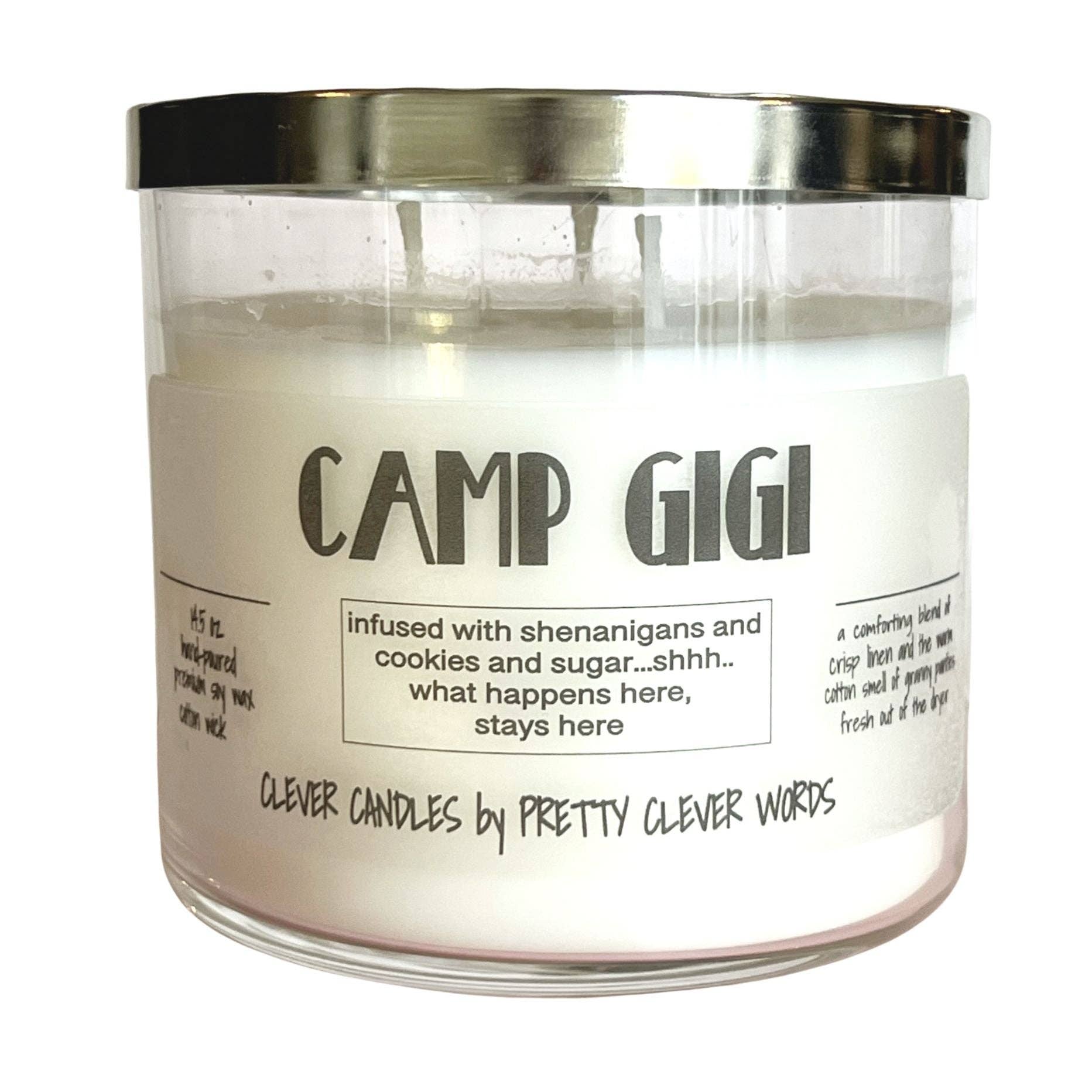 pull up my big girl panties - warm cotton candle – Pretty Clever Words