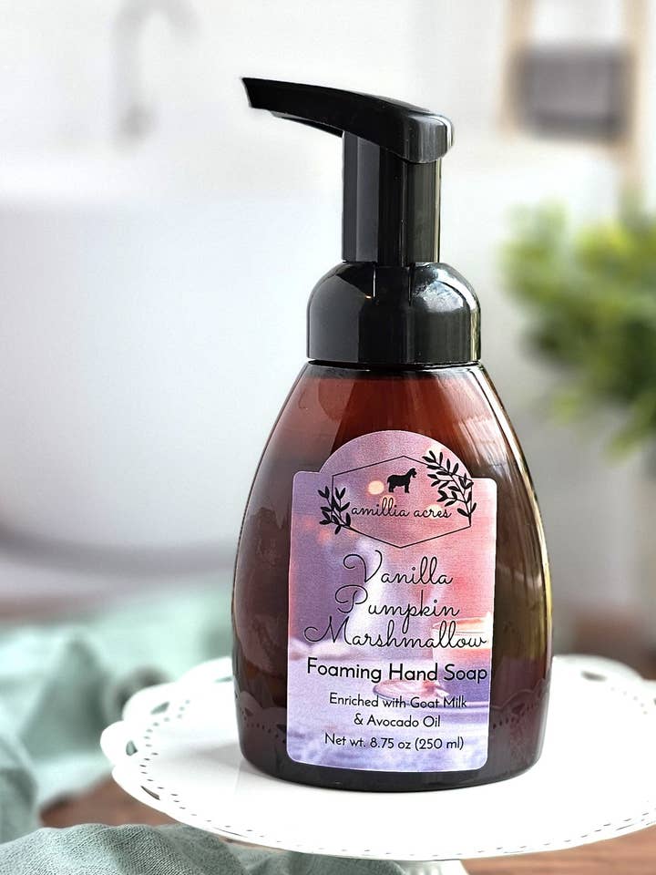 Vanilla Pumpkin Marshmallow | Foaming Hand Soap for wholesale by Amillia Acres