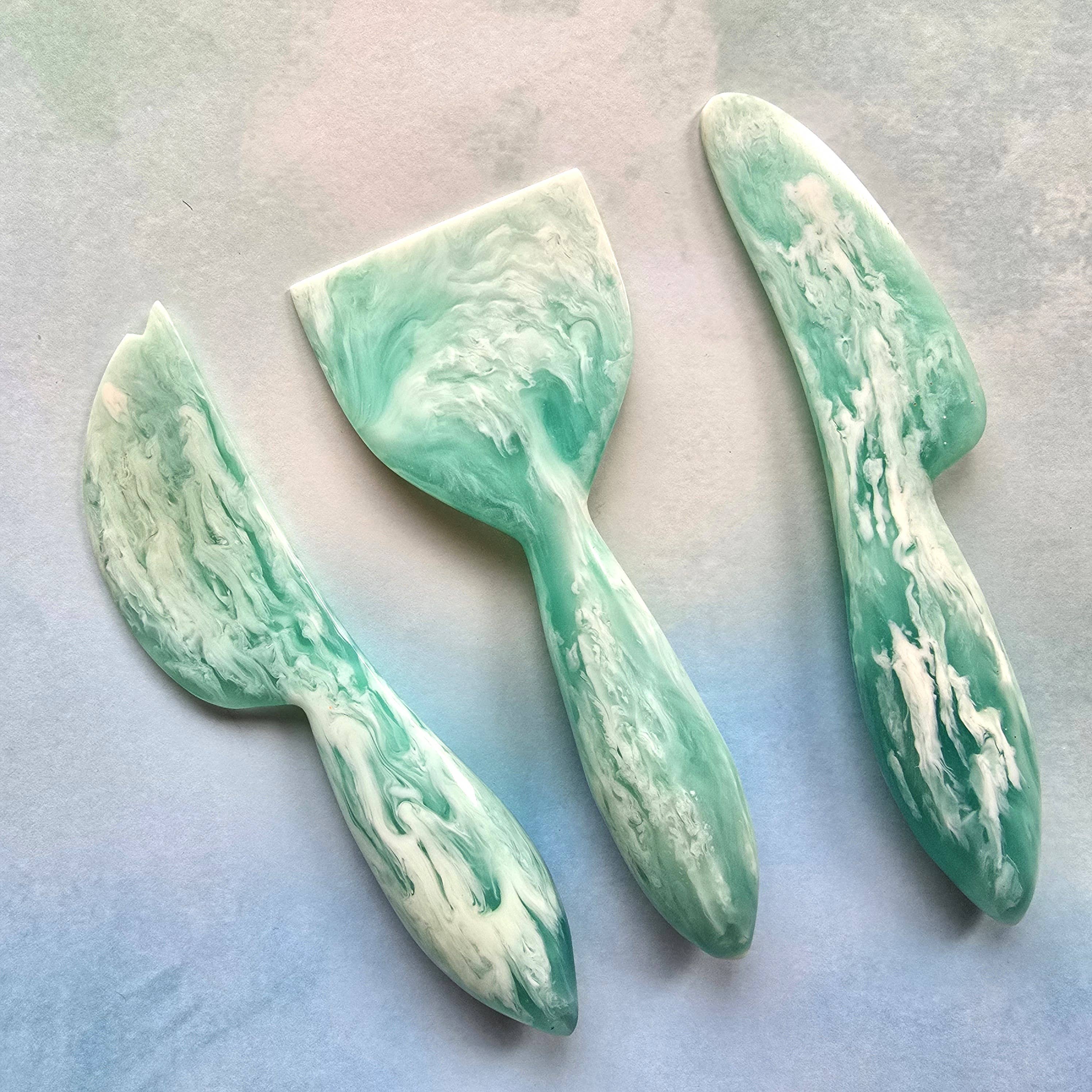 Gibb & Daan – Faca para queijo por atacado – Conjunto de Facas de Queijo de 3 Peças - Ferramentas de Charcutaria em Resina28