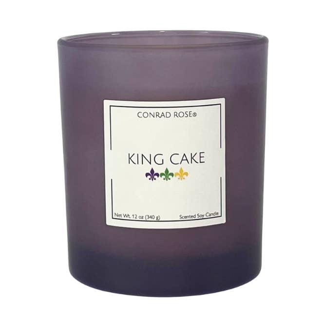 Conrad Rose - Wholesale Jar/Filled Candle - King Cake 2-Wick Candle0