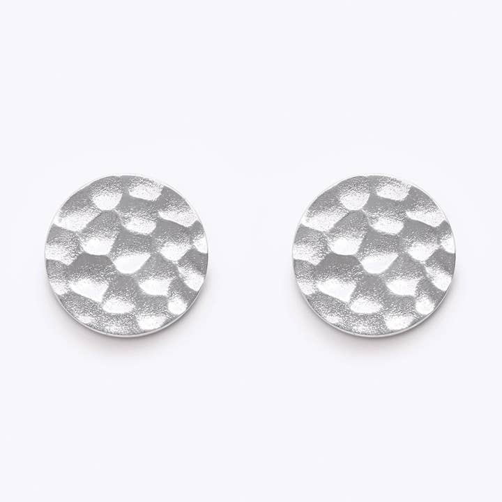 Tether Jewelry - Wholesale Stud/Post Earrings - Mimas - Silver