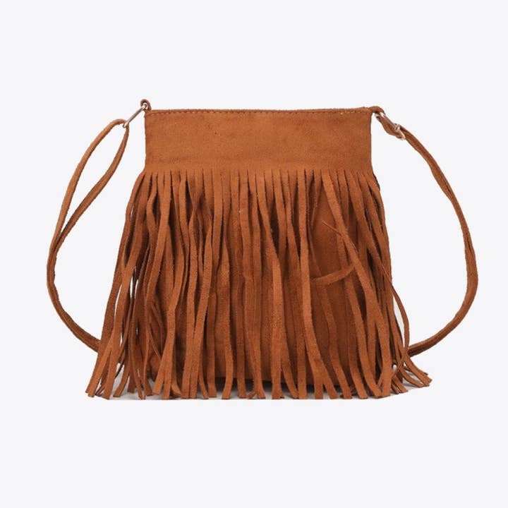 Kustom Kreations Goods – wholesale Axelväska - Dam – PU läder Crossbody väska med fransar