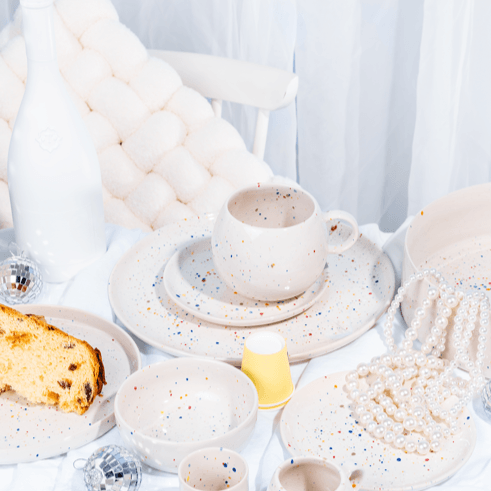 Egg Back Home - Vente Assiette - Assiette de dîner Party blanche 27 cm2