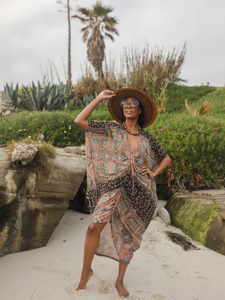 Robe-caftan Actius Caftan en Taj pour la vente par Jennafer Grace