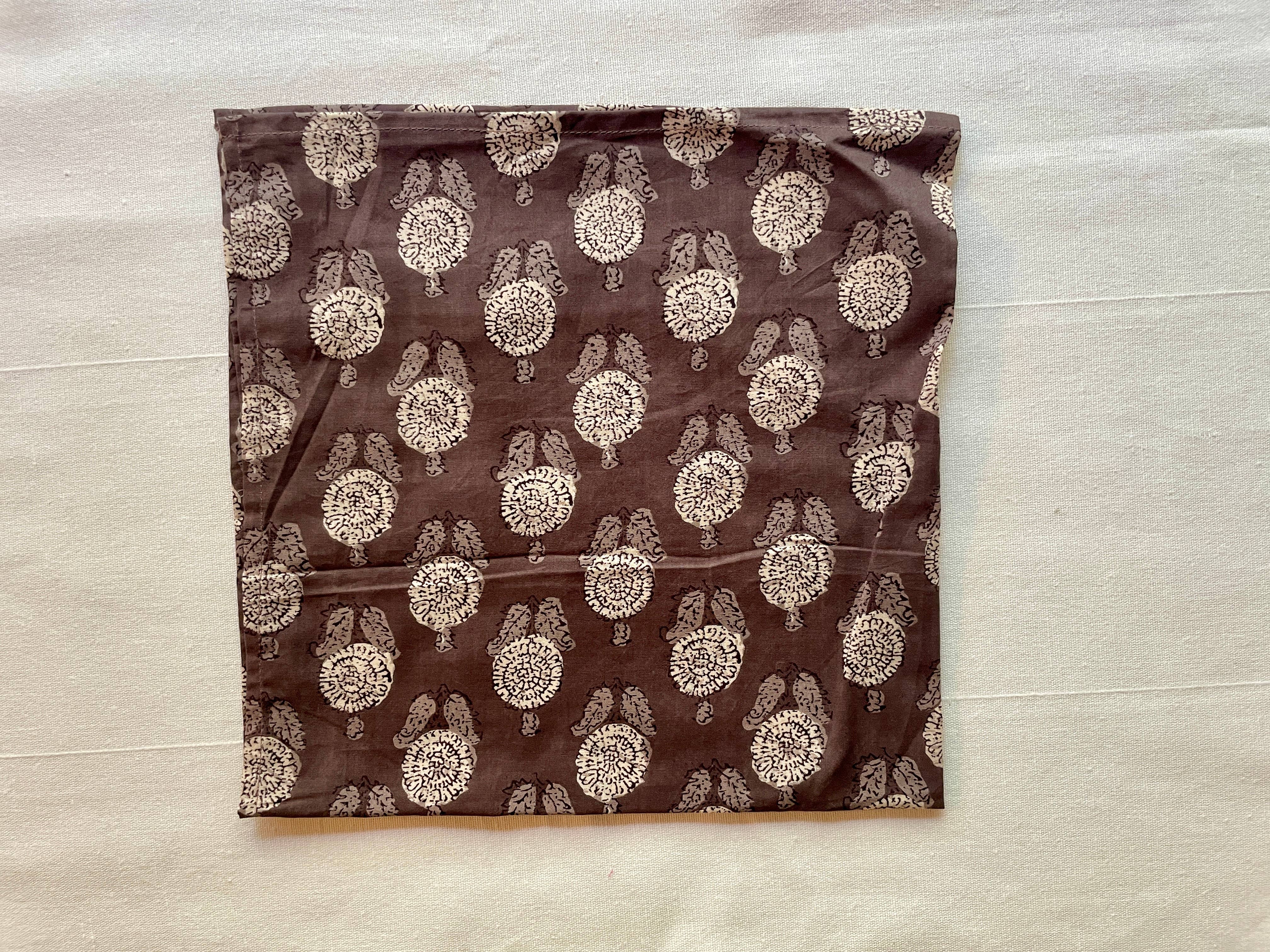 Curiosity - Wholesale Dinner & Cloth Napkin - Handcrafted 100% Cotton Block Print Cloth Napkin – Set of 43