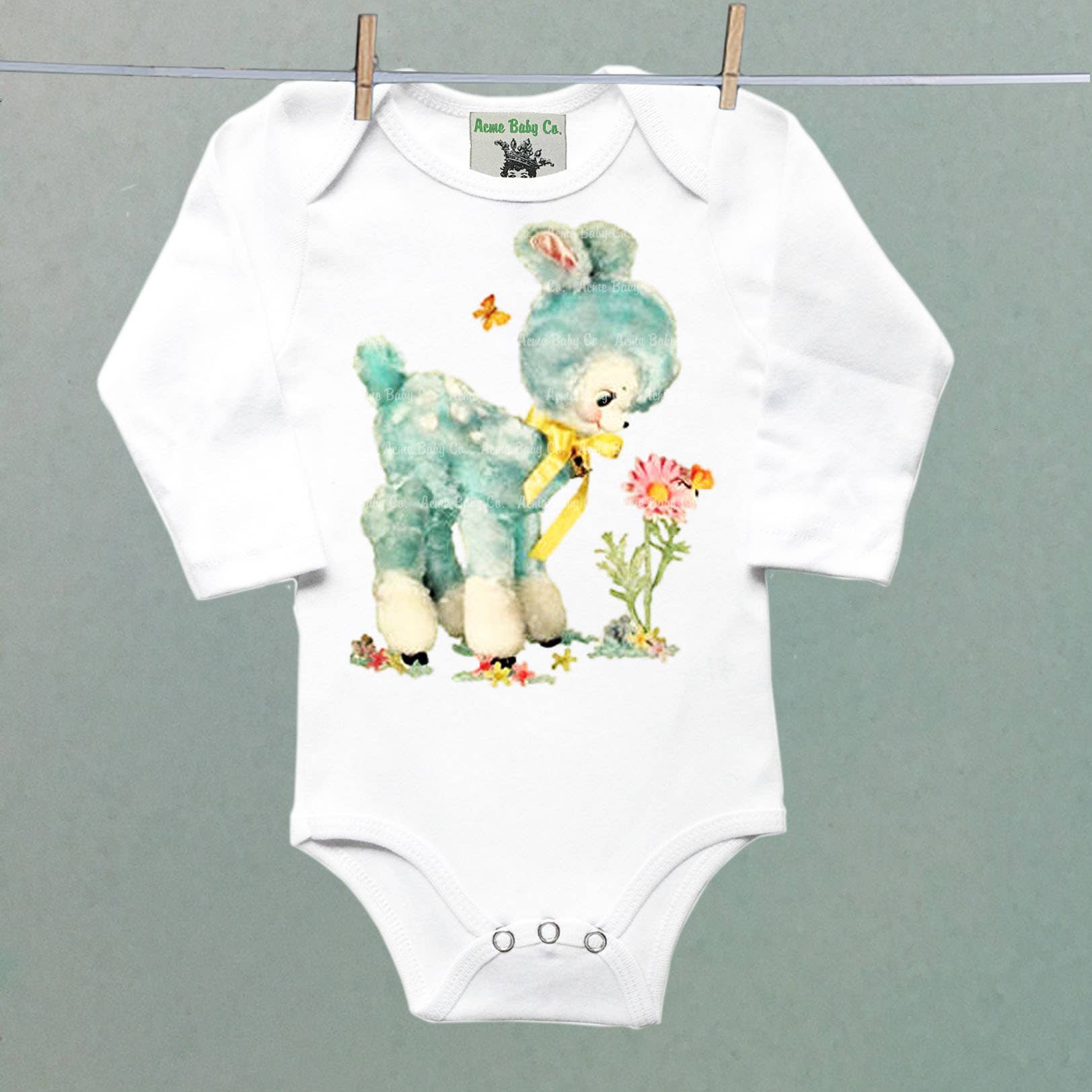 REMOVED BRAND - Wholesale Bodysuit (Non-Footed) - Baby - Blue Deer Organic Bodysuit3