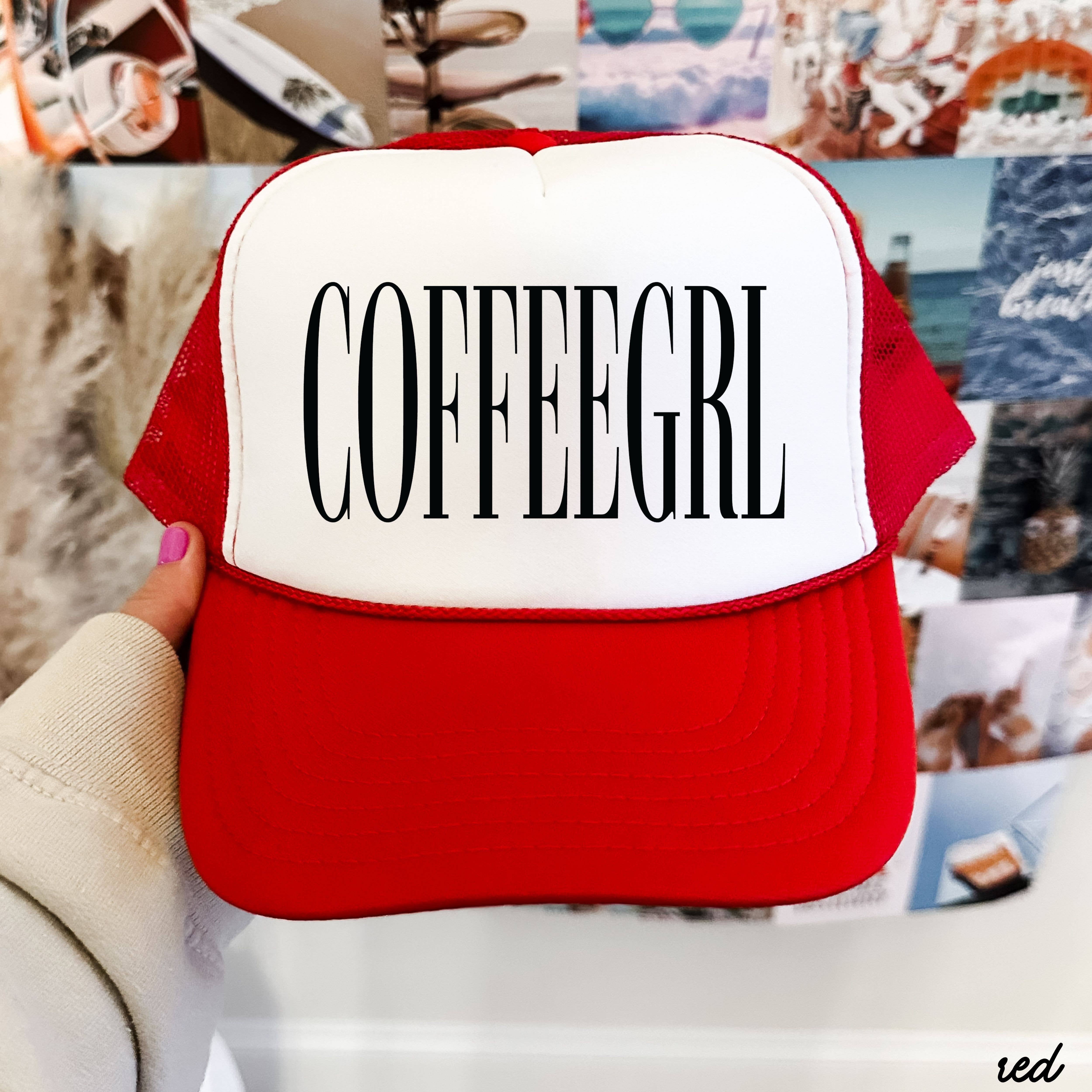 Chloe Vs Tank - Wholesale Trucker Hat - Women's - CoffeeGrl Trucker Hat *10 Colors8