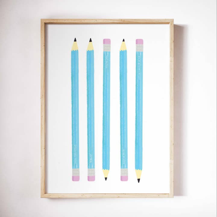 Pencil Illustration Art Print for wholesale by Forage and Roam Design Co., LLC