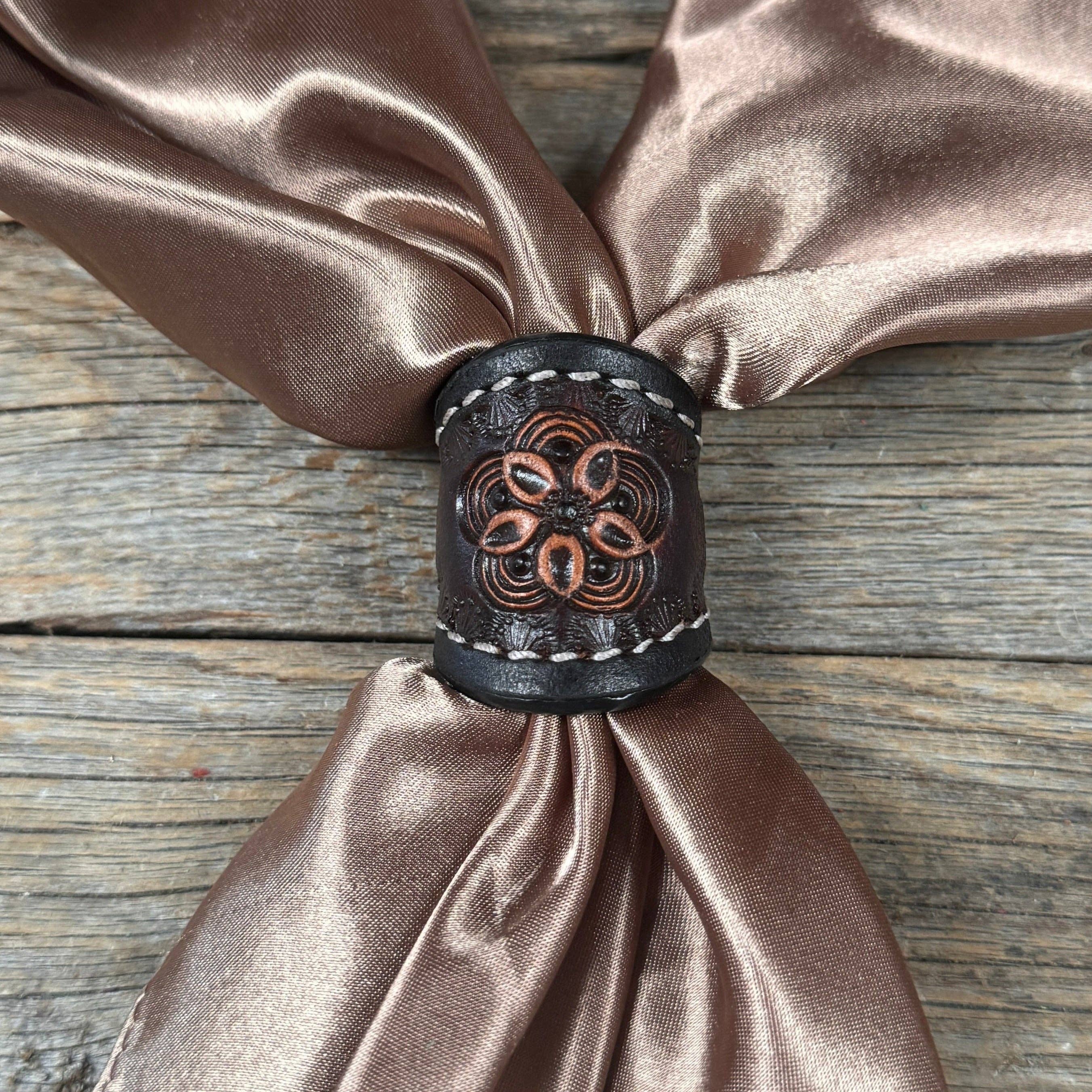 Rodeo Drive - Wholesale Slippers - Unisex - Tooled Leather Wild Rag Slides - Assorted5