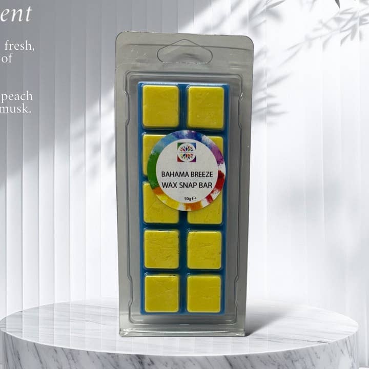 Bahama Breeze Wax Snap Bar for wholesale by Scent and Colour Boutique