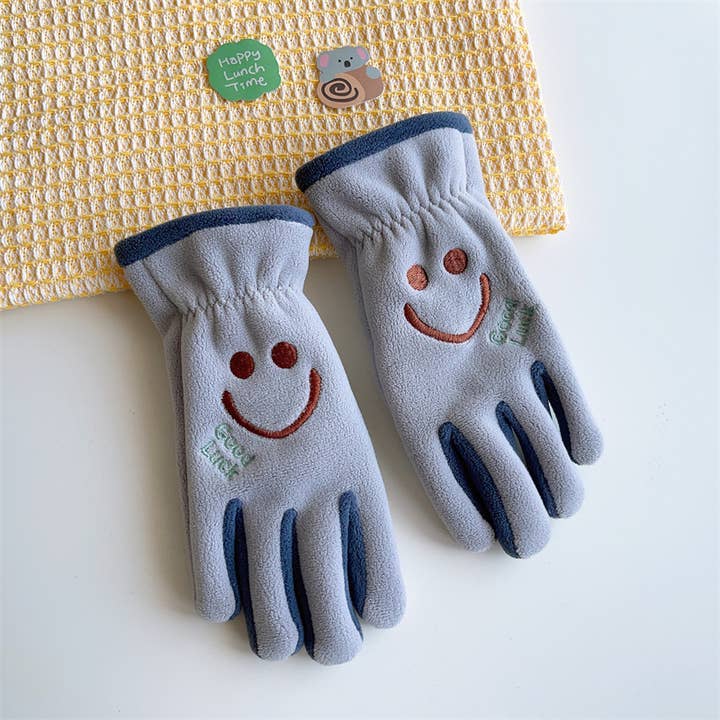 Tourtiwi - Wholesale Gloves - Kids - Winter children's cartoon smiling cute warm gloves4