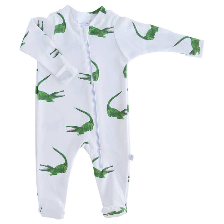 Økologisk sparkedragt - alligatorer for engroshandel hos Jennifer Ann