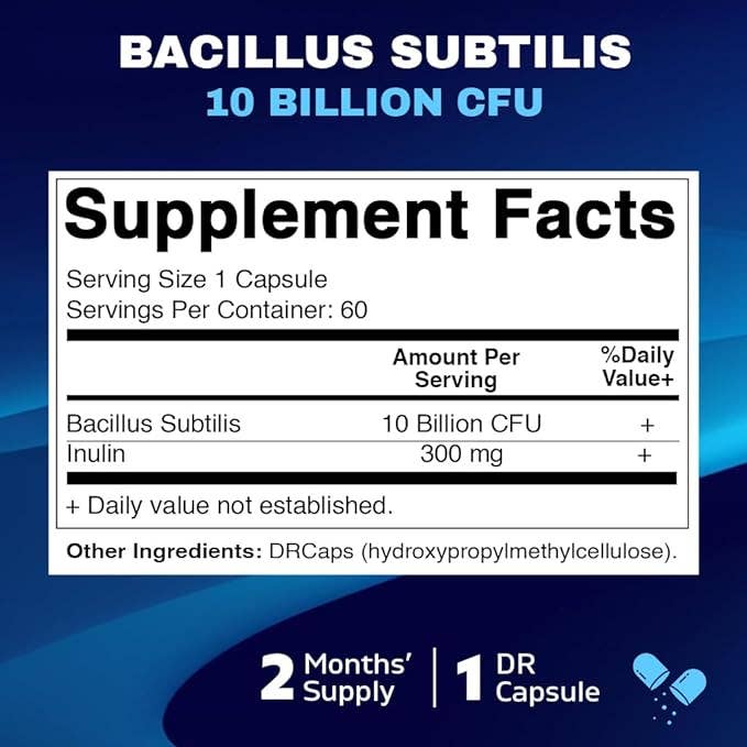 Vitamatic - Vendita all'ingrosso Vitamine/integratori orali - Vitamatic Bacillus Subtilis 10 miliardi 60 capsule DR