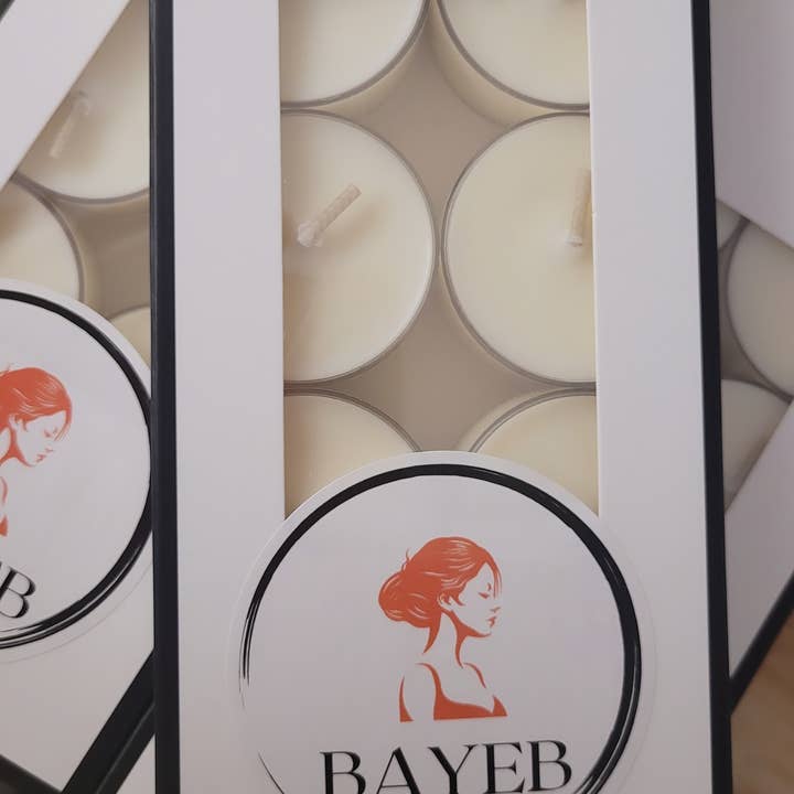 Lot de 10 bougies chauffe-plat pour la vente par Bayeb Beauty
