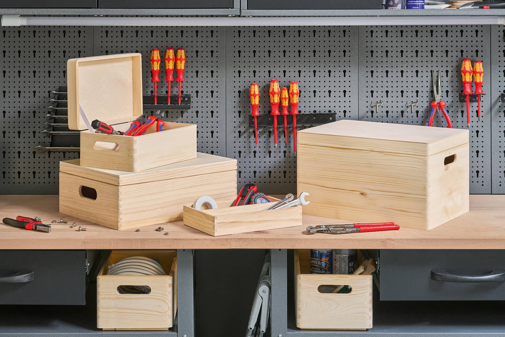 nature Multipurpose Box with Lid, Softwood 100% FSC #3 for wholesale on Faire1