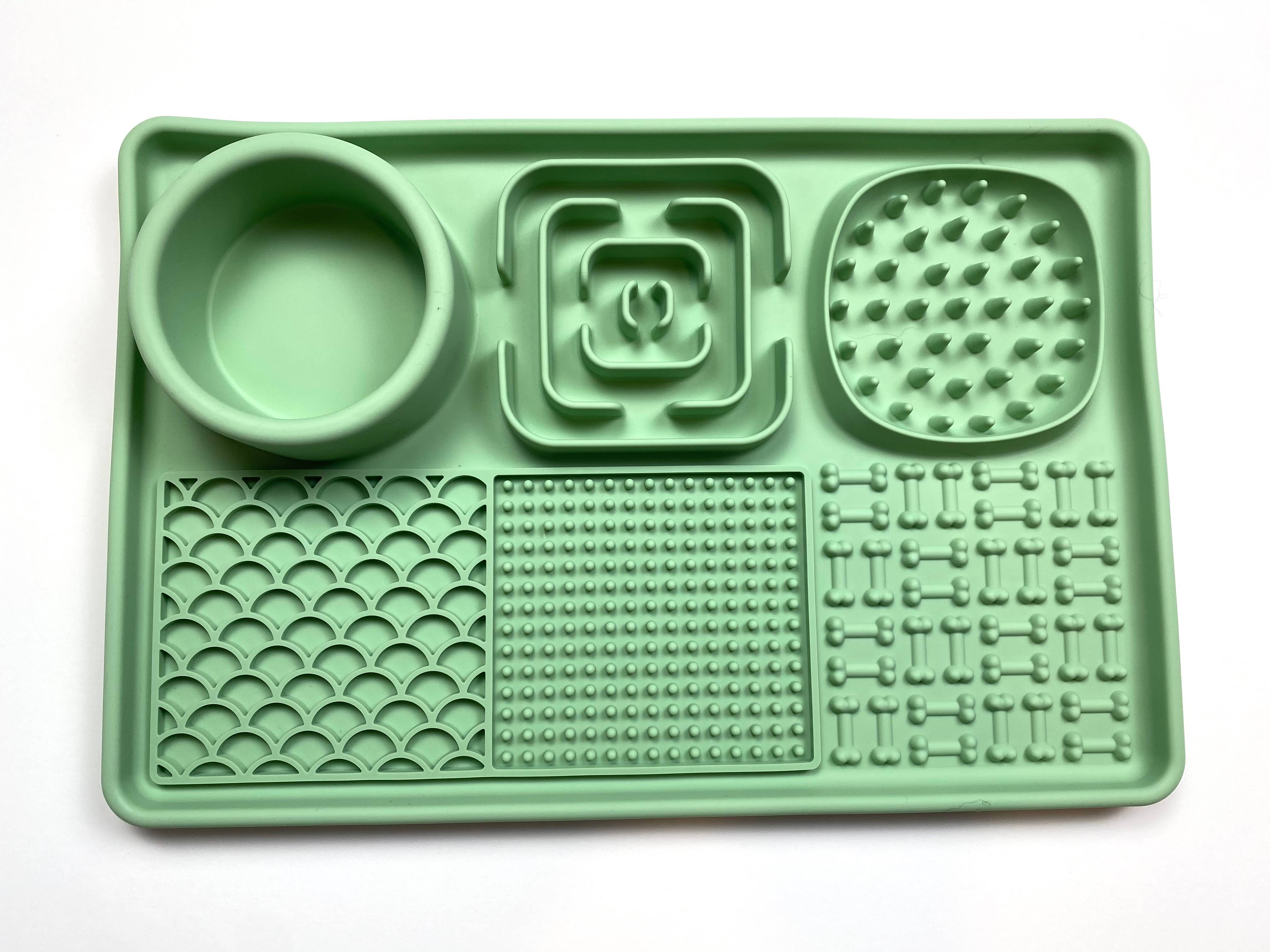 Dog Bandana Co. – Tapete para comedouro – Cão por atacado – Tapete Deluxe para Lambidas de Pets6