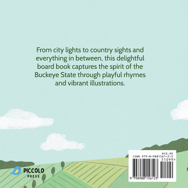 Piccolo Press - Wholesale Baby & Toddler Book (0-2) - Here in Ohio Board Book1