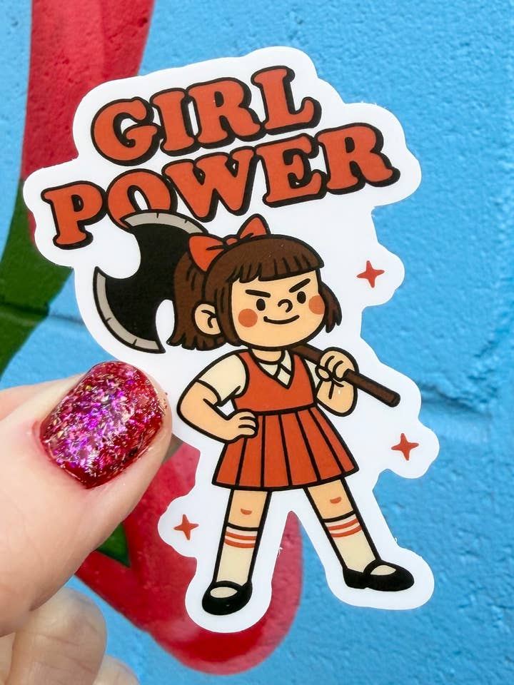 Girl Power Sticker for wholesale by Hilarious Humanitarian