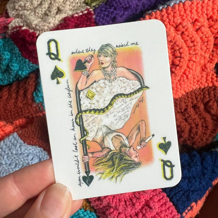 Bri Bowers - Wholesale Sticker - Taylor Swift Queen of Spades Sticker1