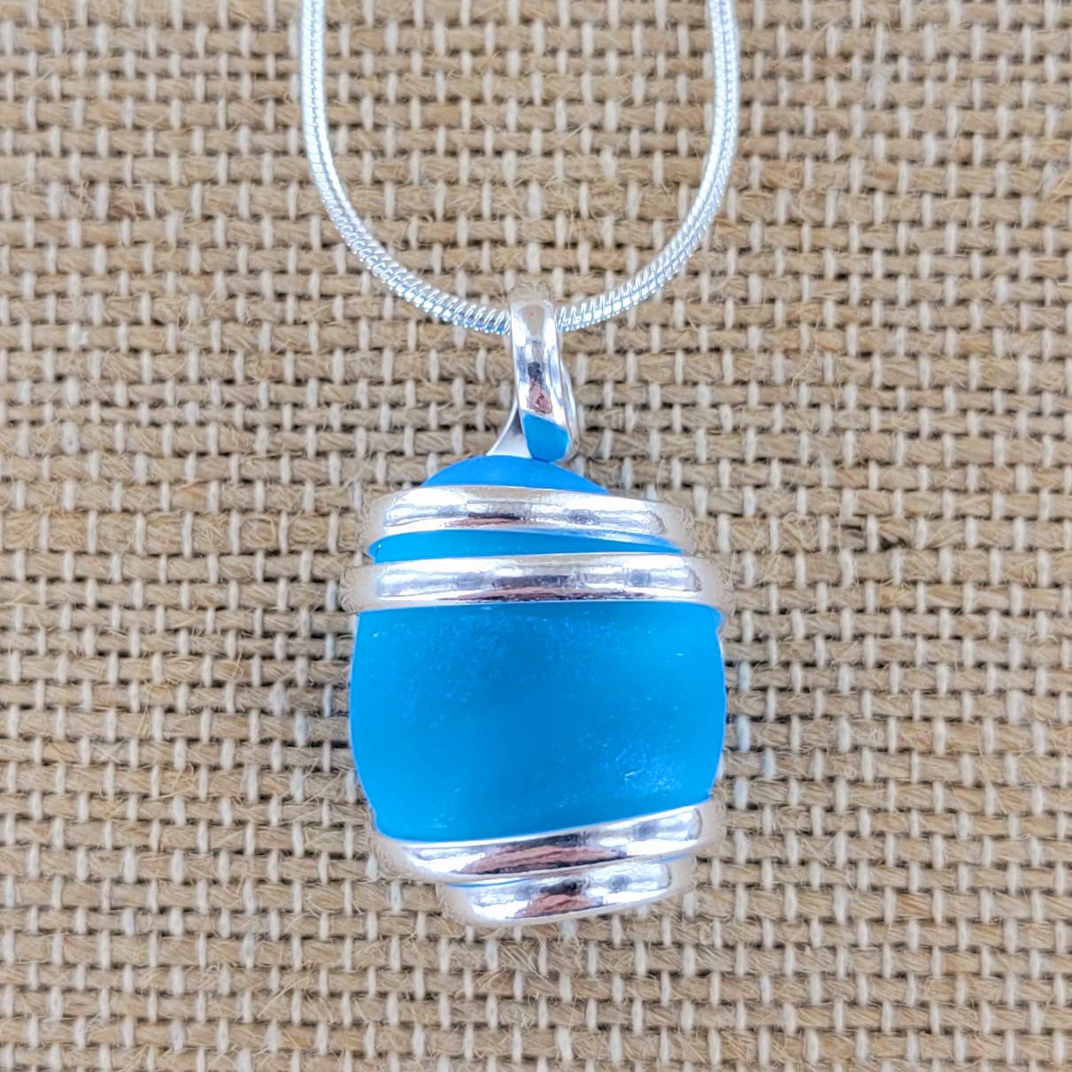 Sadie Green's Jewelry - Wholesale Pendant/Charm Necklace - Cultured Sea Glass Pendant ALP-SG-PD15
