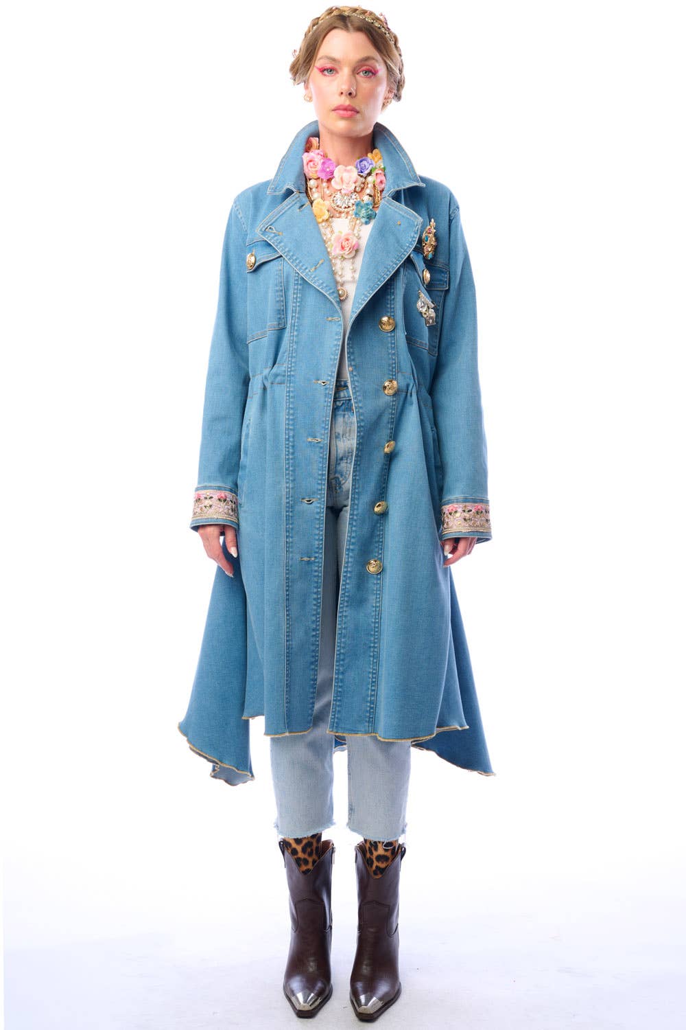 Aratta | Women's Fashion - Wholesale Coat - Women's - Monte Carlo Denim Coat8