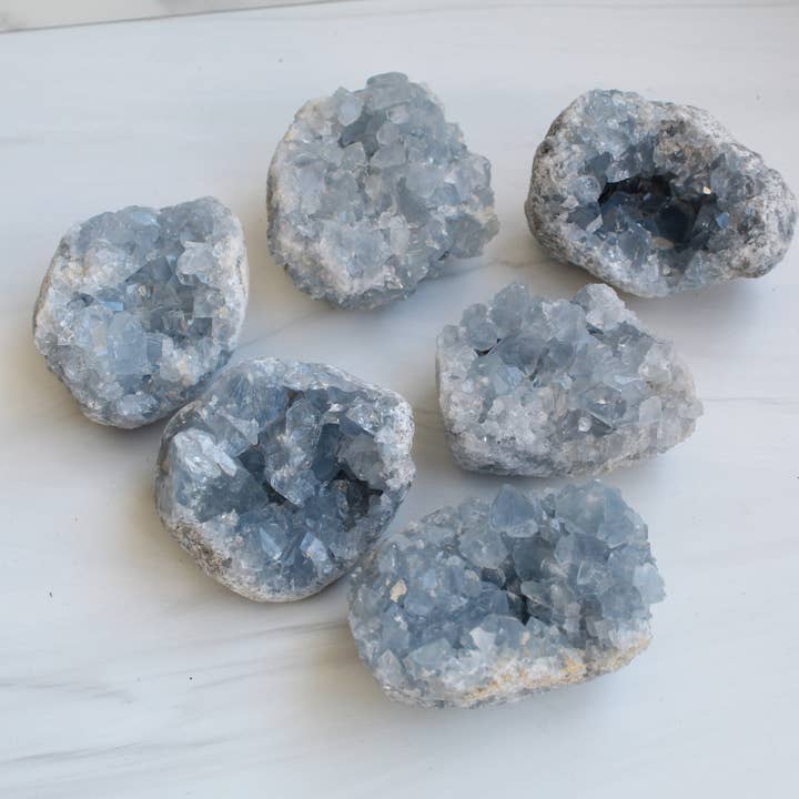 Panache - Wholesale Spiritual Stone/Crystal - Celestite geode cluster0