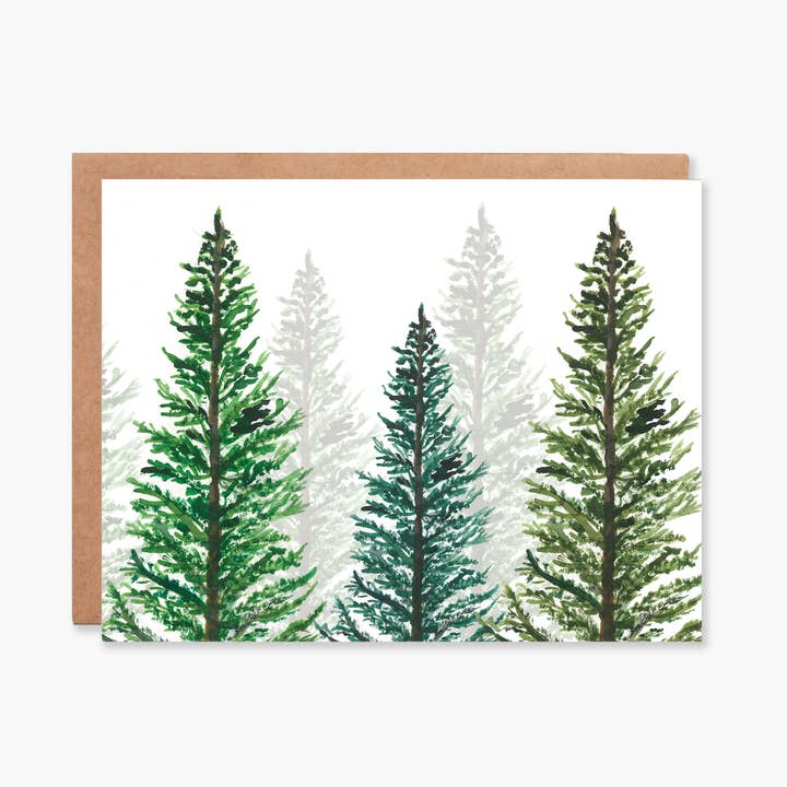 Trees blank card for wholesale by ColorOnTheCrib Inc.