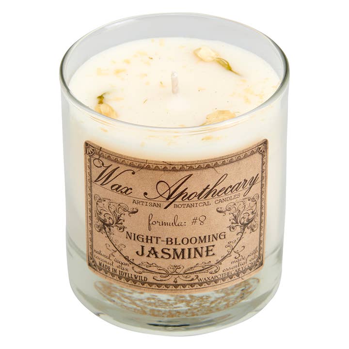 Wax Apothecary - Wholesale Jar/Filled Candle - 7oz Botanical Candle in Scotch Glass NO BOX - Choose A Scent
