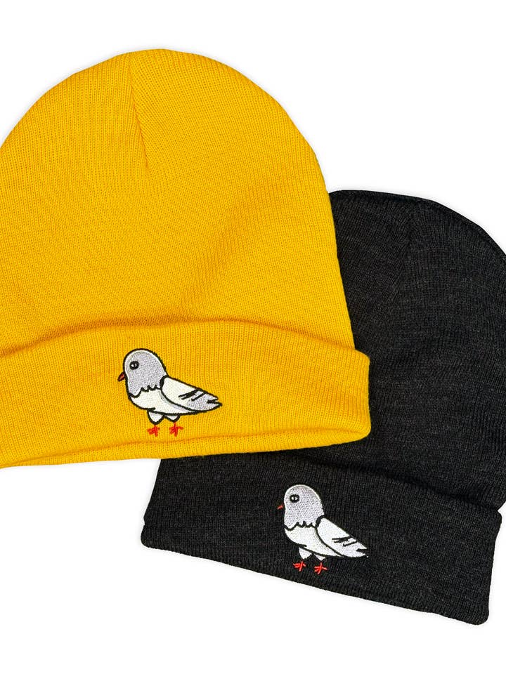 Pigeon Beanie for wholesale by Ben Lenovitz