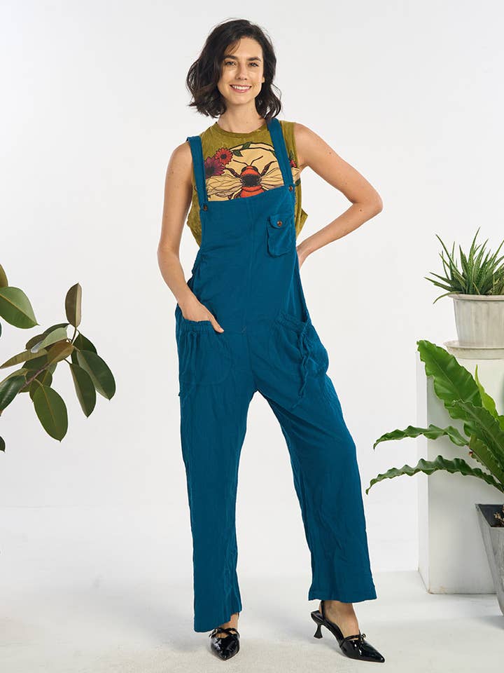 Kathmandu Imports - Wholesale Jumpsuit - Women's - WOMENS CLOTHING-COTTON JUMPSUIT (KT-1571)