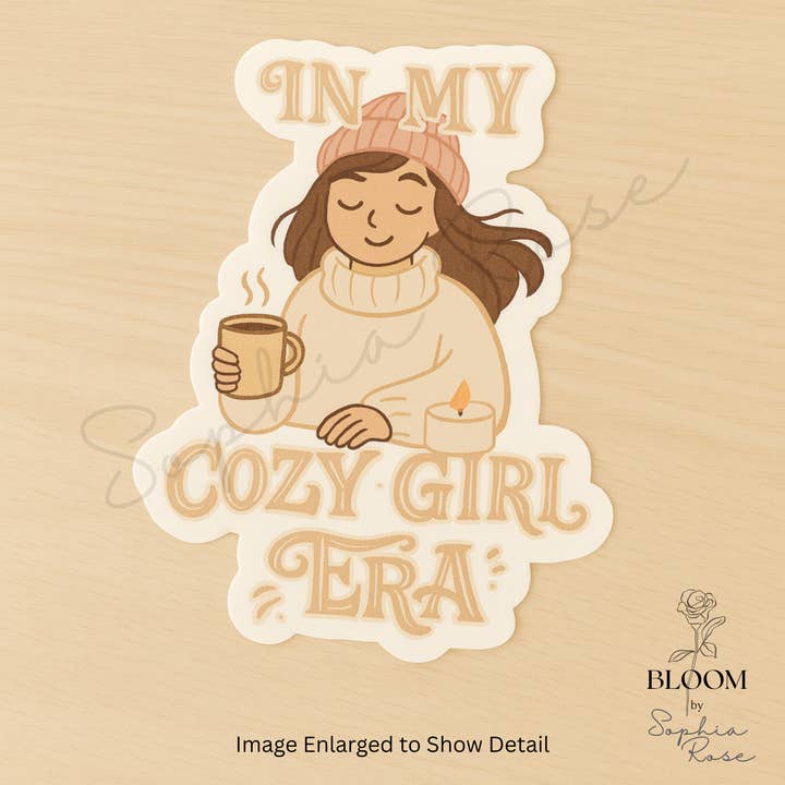 In meiner gemütlichen Mädchen-Ära Sticker für den Großhandel von Bloom By Sophia Rose
